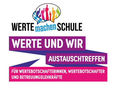 Logo der Aussprachetagung: WERTE und WIR